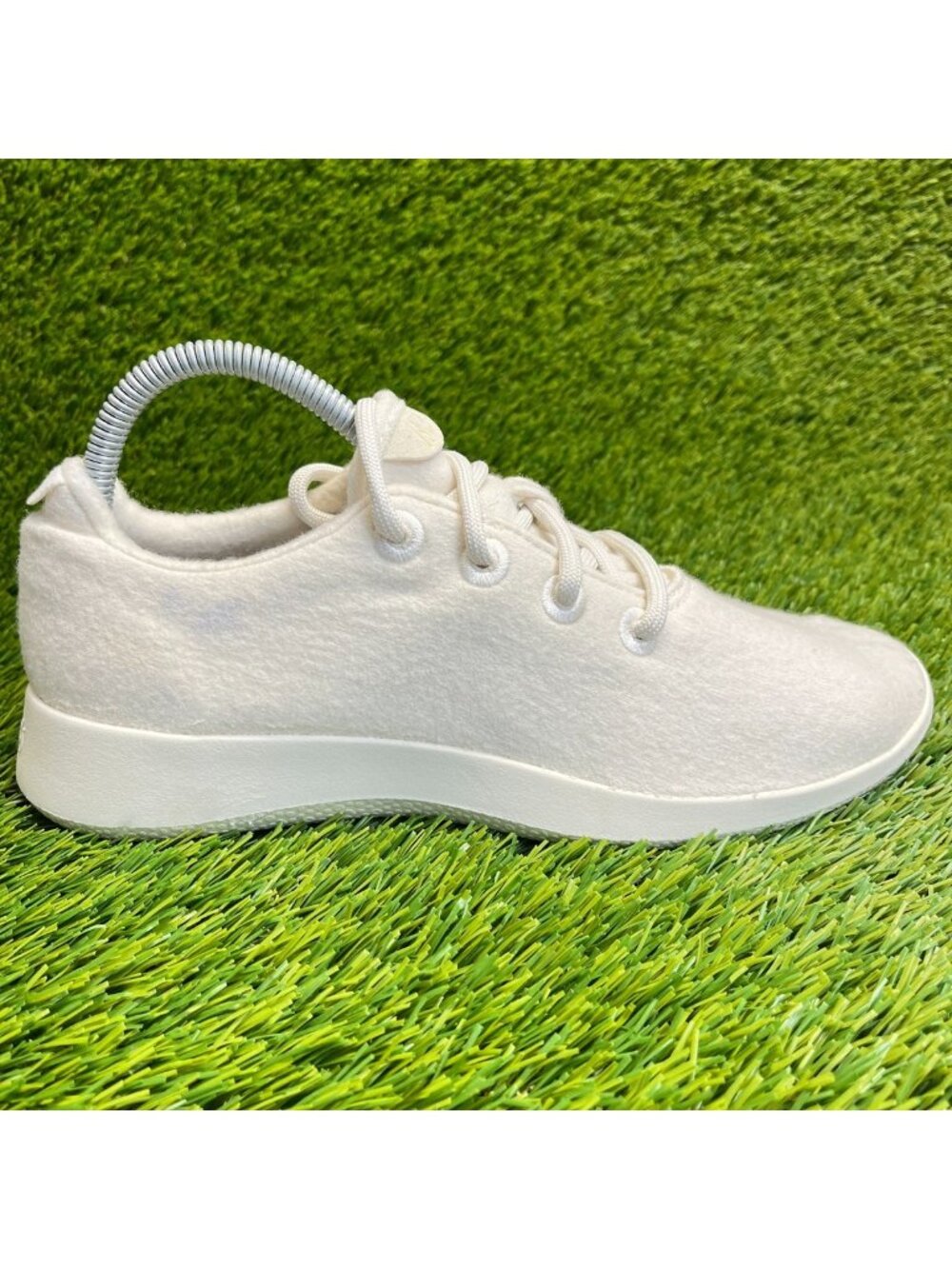 Allbirds Wool Runners Natural White Womens Size 9 Casual Walking Shoes Sneakers‎